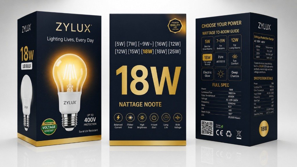 ZYLUX 12W LED Bulb