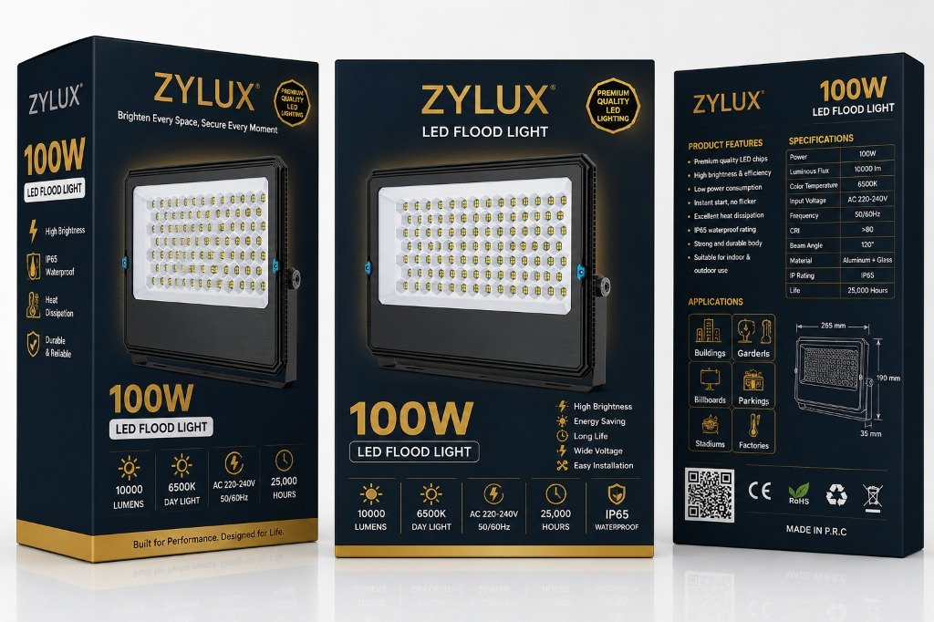 ZYLUX 100W Flood Light