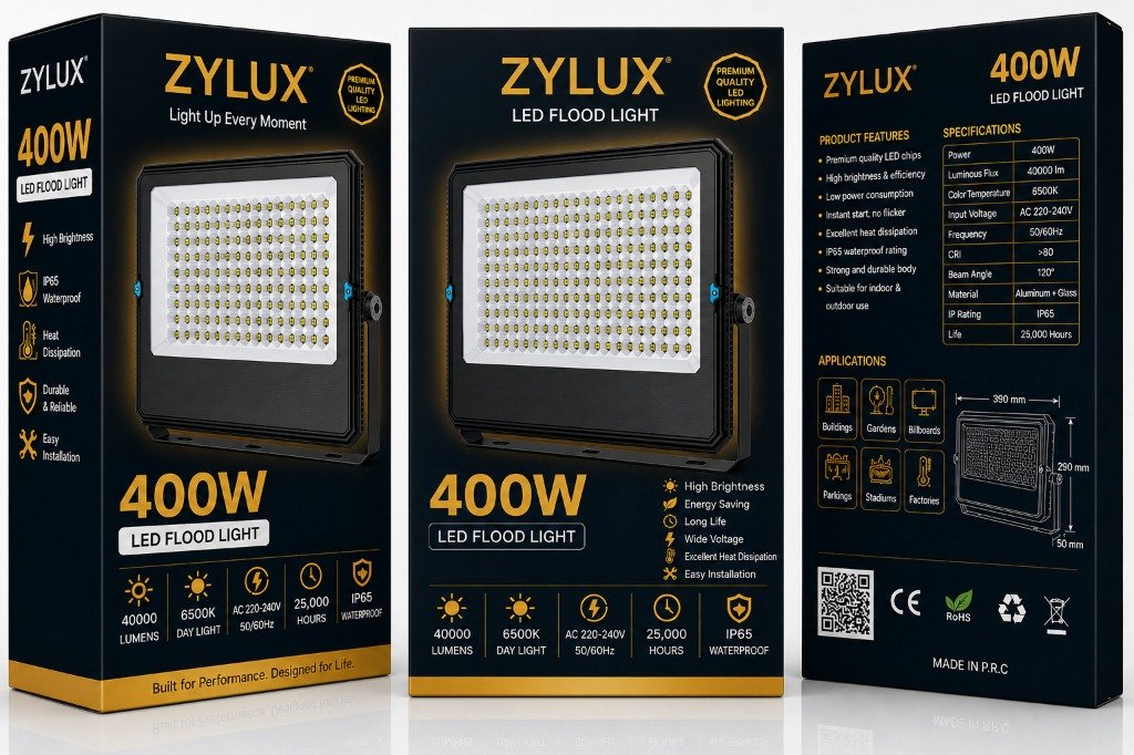 ZYLUX 400W Flood Light